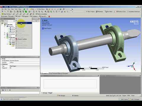 ANSYS CAE 5 2  Modal Analysis Constraint Effect