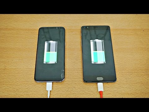 Samsung Galaxy S8 vs OnePlus 3T - Battery Charging Speed Test! (4K)
