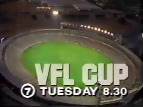 1987 VFL Cup Ch 7 commercial - AFL
