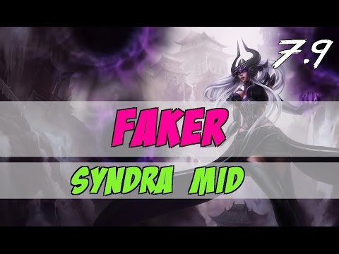 Faker - Syndra  - Mid - Patch 7.9 Ranked Gameplay [REGULAR]