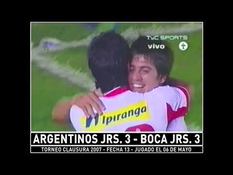 ARGENTINOS JUNIORS 3 BOCA JUNIORS 3 - 2007