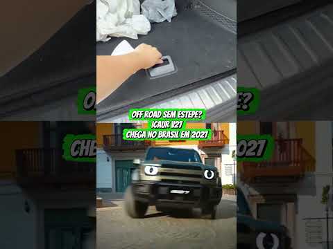 OFF-ROAD SEM ESTEPE? Veja o porta-malas do novo iCAR V27! 😱⚡️