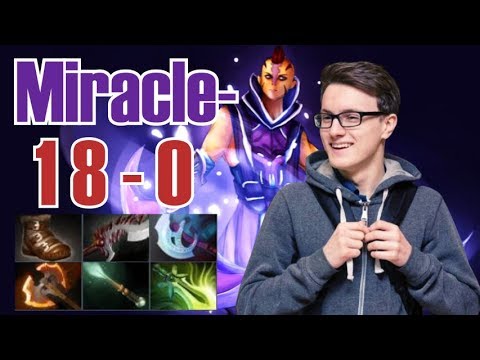 DOTA 2 | Liquid.Miracle VS miCKe, Matumbaman! 18-0! INSANE CARRY