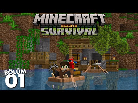 Okyanus Ortasında Yeni Macera! - Minecraft Survival Sezon 2 #1