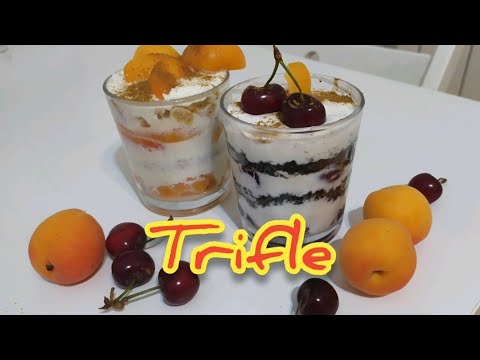 Trifle - el pastel en vaso. Трайфл - десерт в стакане.