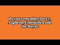 The Night We Burned Ardoyne Lyrics