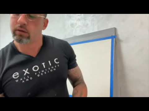 Venetian plaster pink Marmorino texture with all these types of Marmorino Tools, Exotic Style!