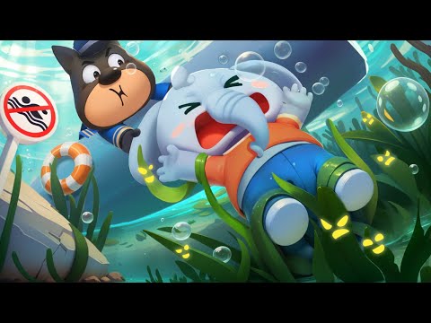 Scary Water Monster | Kids Cartoon | Outdoor Safety Tips | Play Safe | Sheriff Labrador