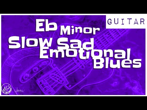 Slow Sad Emotional Blues Backing Track in Eb Minor