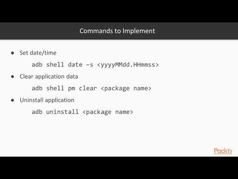 Automated UI Testing in Android Controlling Application State | packtpub com