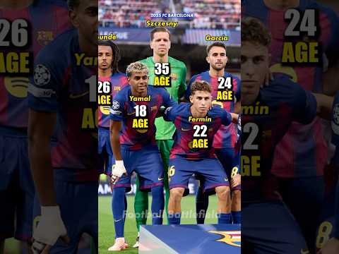 Barcelona squad vs Olympiacos (6-1) Champions League 25/26🔥How old they now?🤔#footballshorts #ucl