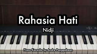 Download lagu Rahasia Hati - Nidji | Piano Karaoke by Andre Panggabean mp3