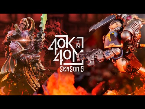 Space Marine Steve vs Stephen Box of Vanguard Tactics. Warhammer 40k in 40m.