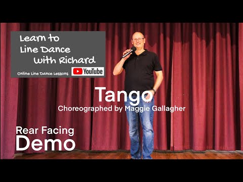 FREESTYLE / REAR FACING DEMO ABSOLUTE BEGINNER LINE DANCE - Tango
