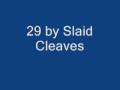 Slaid Cleaves- When You Died at Twenty-Nine