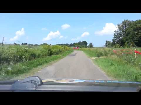 Dudka Piotr Dudka Wiesław Mitsubishi Lancer 1 6 on board KJS Rajd Biecki 28 07 2013