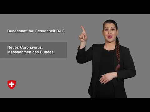 Neues Coronavirus: Massnahmen des Bundes