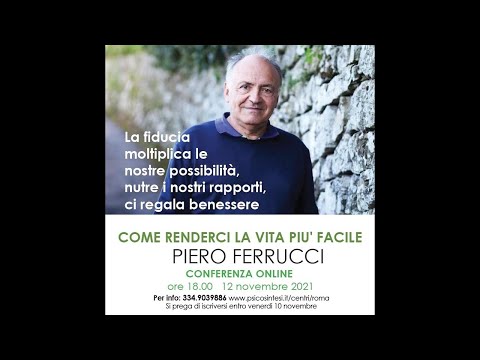 HOW TO MAKE LIFE EASIER - PIERO FERRUCCI