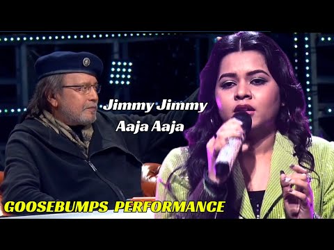 Jimmy Jimmy Jimmy Aaja Performance🔥Anshika Wins Hearts | Mithun Chakraborty Praise | Indian Idol 16