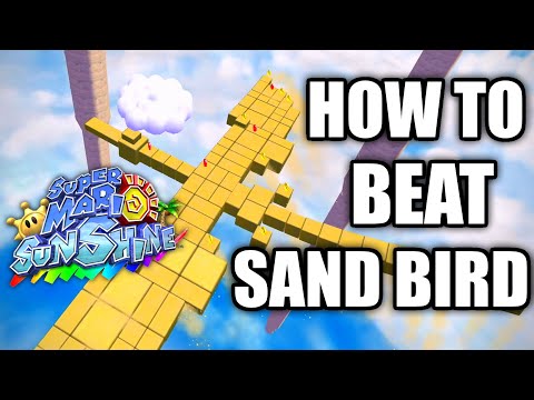 HOW TO BEAT Sand Bird in Super Mario Sunshine from Super Mario 3D All Stars for Nintendo Switch