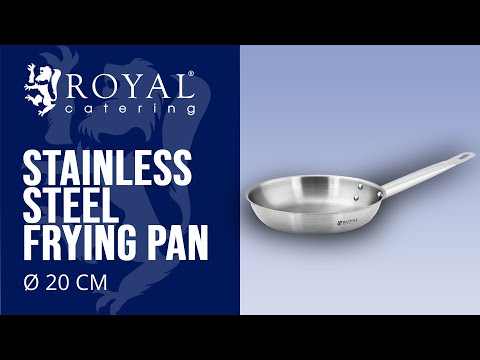 video - Stainless Steel Frying Pan - Ø 20 cm