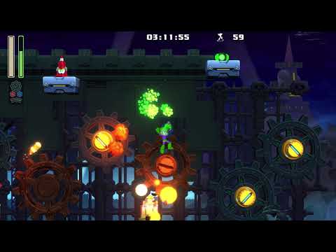 Mega Man 11 - Gear Fortress Stage 1 Jump Saver