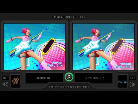 Space Channel 5: Part 2 (Dreamcast vs Playstation 2) Chapter 2 - Side by Side Comparison
