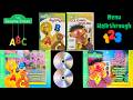 Sesame Street DO THE ALPHABET And 123 COUNT WITH ME DVD Menu Walkthrough