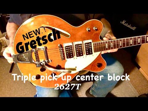 Gretsch G2627T Streamliner Center Block 3-Pickup 2020 Single Barrel Stain image 14