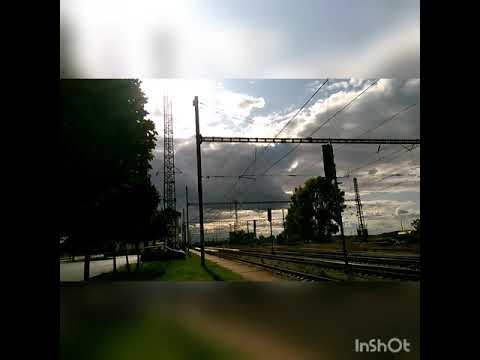 2 Nákladní vlaky ve stanici Všetaty - 28.9.2019