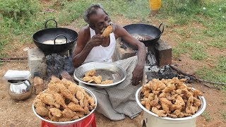 KFC Chicken / 100 Legs / 100 Wings / Prepared by my DADDY / Village food factory