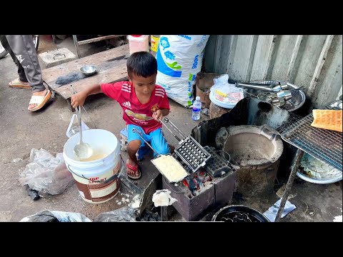 Food Tour Around Phsar Leu Thom Tmey Market in Siem Reap | Cambodian Street Food