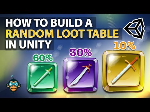 How to Create a RANDOM LOOT TABLE in Unity C#