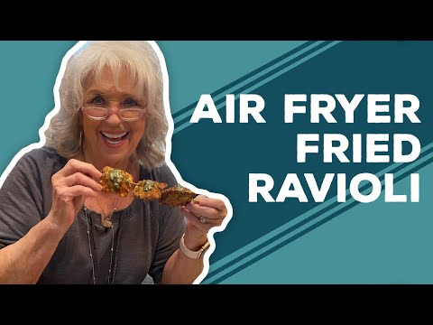 Quarantine Cooking: Air Fryer Fried Ravioli on a Stick