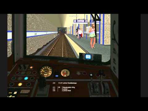 LOKSIM 3D Rangierfahrt durch den U-Bahnhof Lohhof