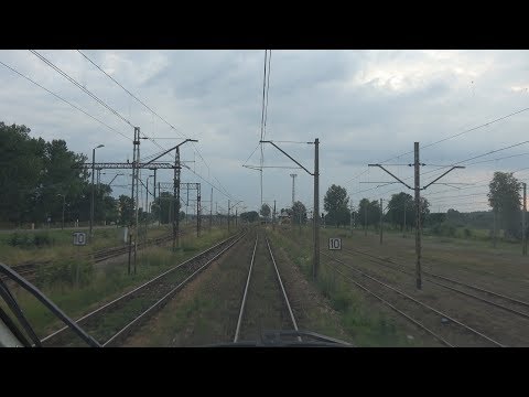 4K Cabview EN63-021 Sędziszów - Kraków Główny + sound 15.07.2017