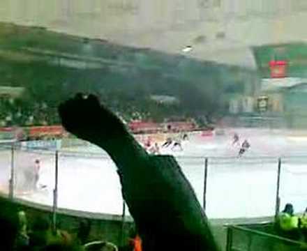 EHC Biel - EHC Ajoie Spiel 3 Halbfinal 7.3.08 Doppelschlag