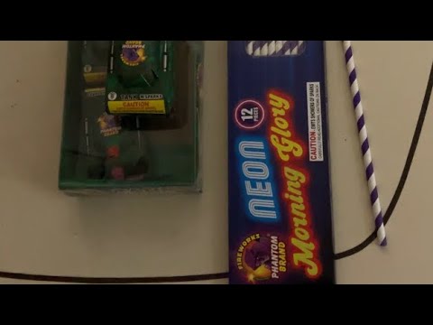 PHANTOM NEON MORNING GLORY SPARKLERS AND TANK WITH SPARKS