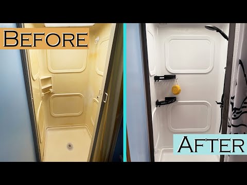 RV Shower Renovation On A Budget