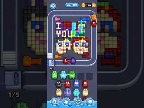 Pixel Flow Level 2715 Walkthrough