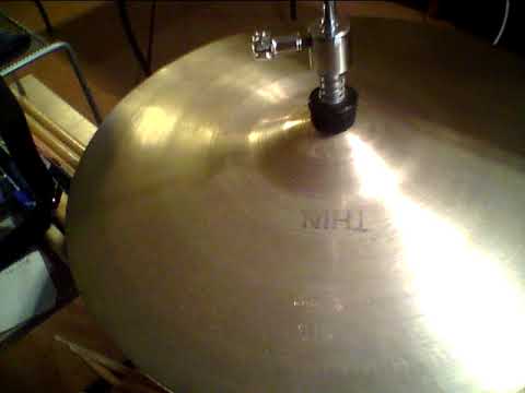 Zildjian 13" A. Zildjian Transition Stamp 1946 - 1953 Paperthin Hats (478 & 506g) image 7