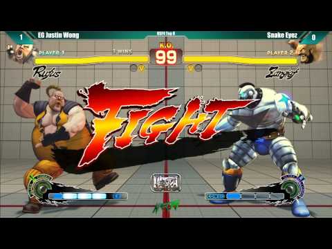 NEC15 - USF4 - Top 8 - EG Justin Wong vs Snake Eyez