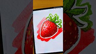 Unique Strawberry 🍓 #procreate #shorts #art #watercolor