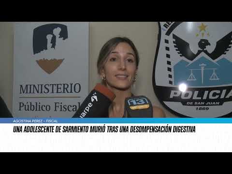 Investigan la muerte de una adolescente en Sarmiento