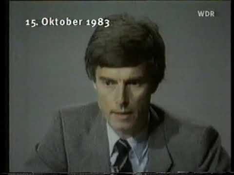 Space Shuttle Columbia STS-9 at ARD Tagesschau / Part 1 (ARD German TV)