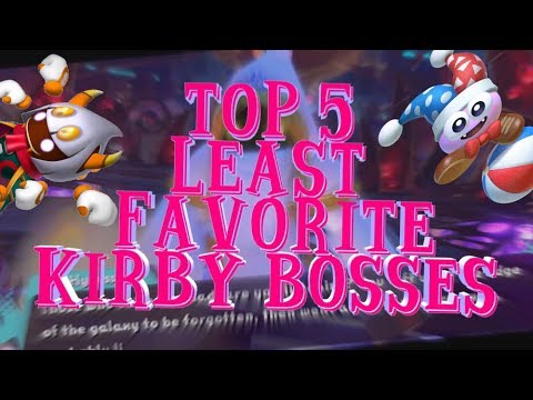 Top 5 Least Favorite Kirby Bosses