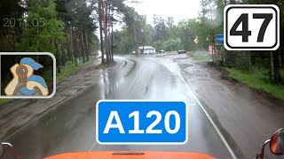 preview picture of video 'Большая Ижора - трасса А120 - Клясино - трасса А180 (М11) - Кингисепп'