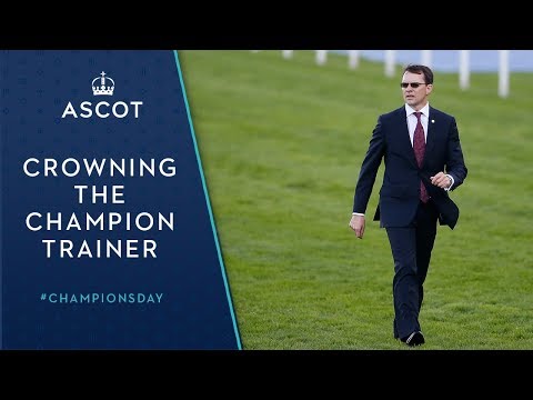 Crowning of the Champion Trainer, Aidan O'Brien