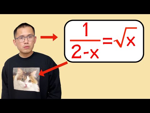 A challenging equation for all precalculus students!