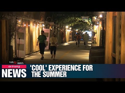 Visiting caves and tunnels to cool off from the summer heat